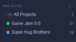 Projects and bundles Projects and bundles