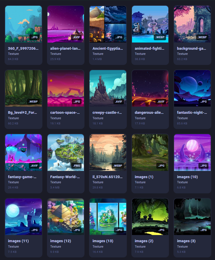 AssetHoard game asset manager showing a searchable library for indie developers AssetHoard game asset manager showing a searchable library for indie developers